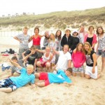 Kinderfeestje op het strand