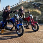 E-chopper rijden in egmond aan zee